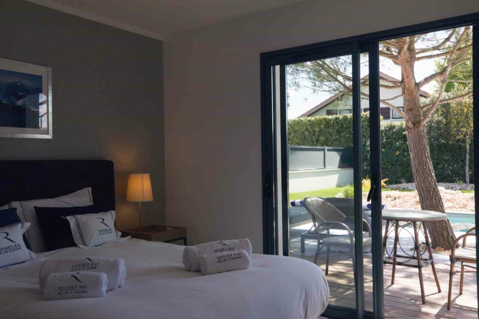 Chambre double haut de gamme au sein du domaine Rivages Bay