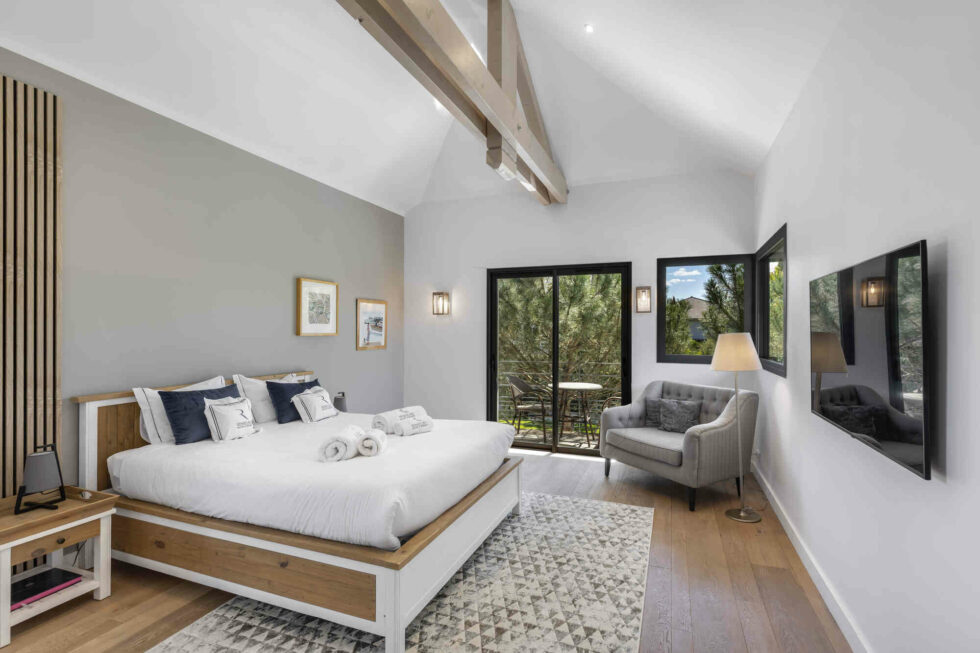 Chambre double haut de gamme au sein du domaine Rivages Bay