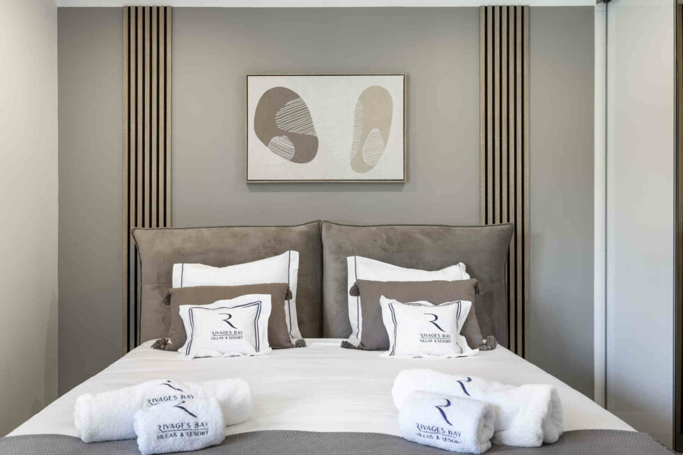 Chambre double haut de gamme au sein du domaine Rivages Bay